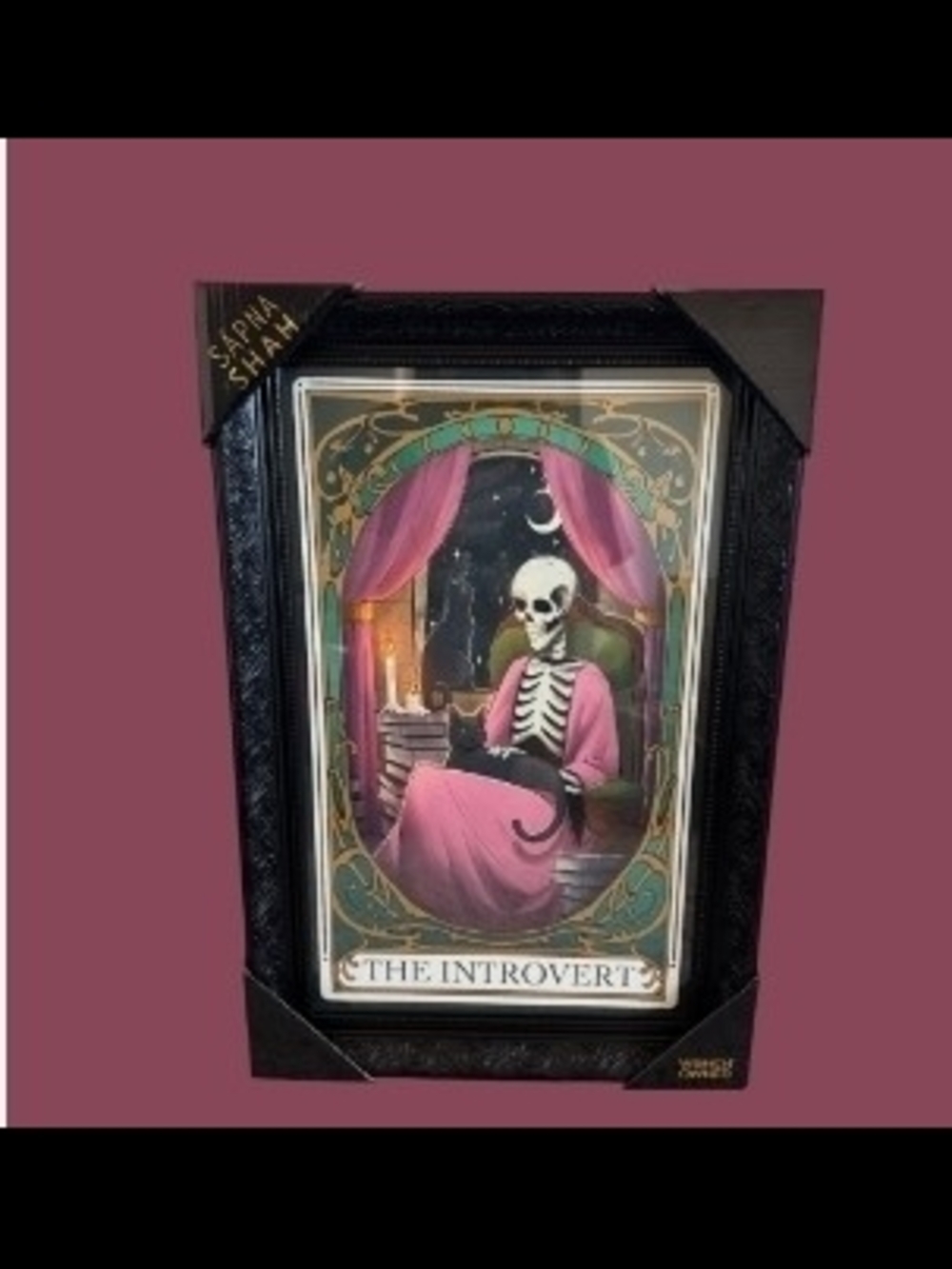 Sapna Shah Tarot Art Collection The Overthinker, Introvert, Lovers, Reader viral - Picture 4 of 5